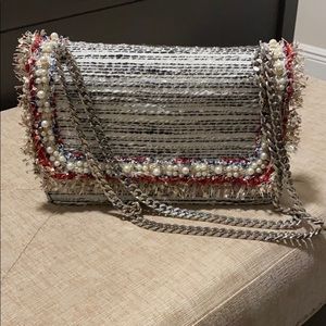 Worn once Zara clutch and side bag